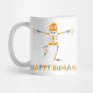 Happy human skeleton Mug